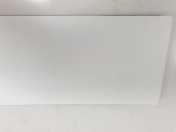White Finish Laminated Kitchen Kickboard matt 150mm