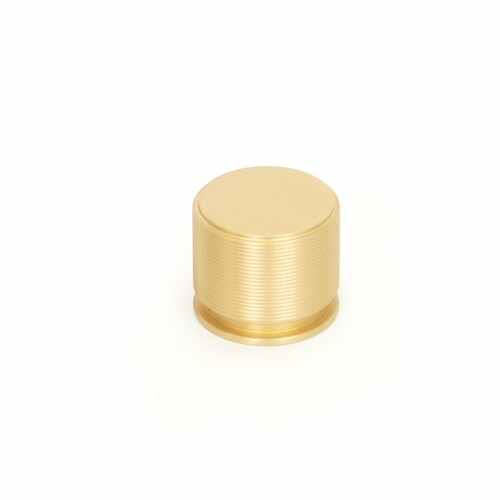 Momo Sussex Solid Brass Knob 35mm In Brushed Satin Brass Main image