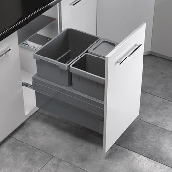 Hailo Euro Cargo ST45 Waste Bin, Dual Compartment Main image