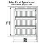 Salsa Cutlery and Spice Tray, Drawer Insert Secondary image