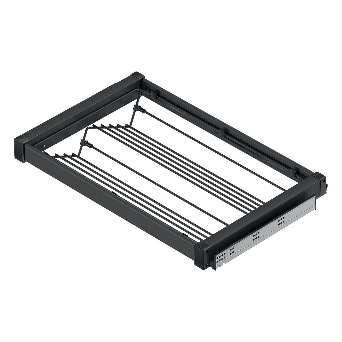 Pull-Out Shoe Drawer 900mm, Aluminium frame, Steel Rack Secondary image