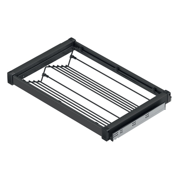 Pull-Out Shoe Drawer 900mm, Aluminium frame, Steel Rack