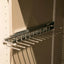 Starax Pull-Out Tie Rail Rack, Chrome polished