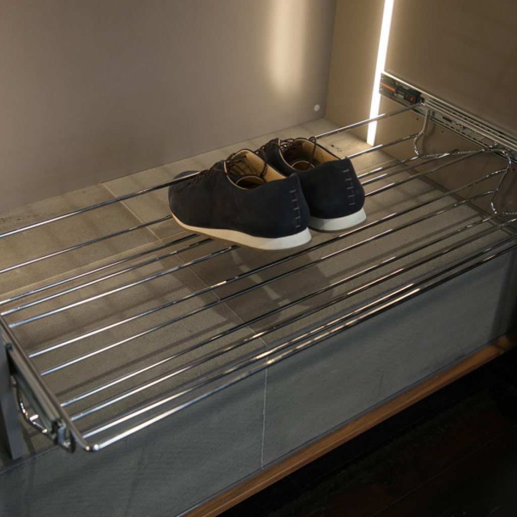 Starax Sliding Wire Shoe Rack For Wardrobe Main image