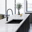Cuisine 81 Double Bowl Sink, Fine Fireclay, Matt Black