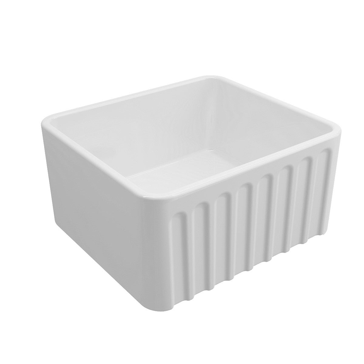 Turner Hastings, Novi 50, Single Bowl Butler Sink, White Gloss Secondary image