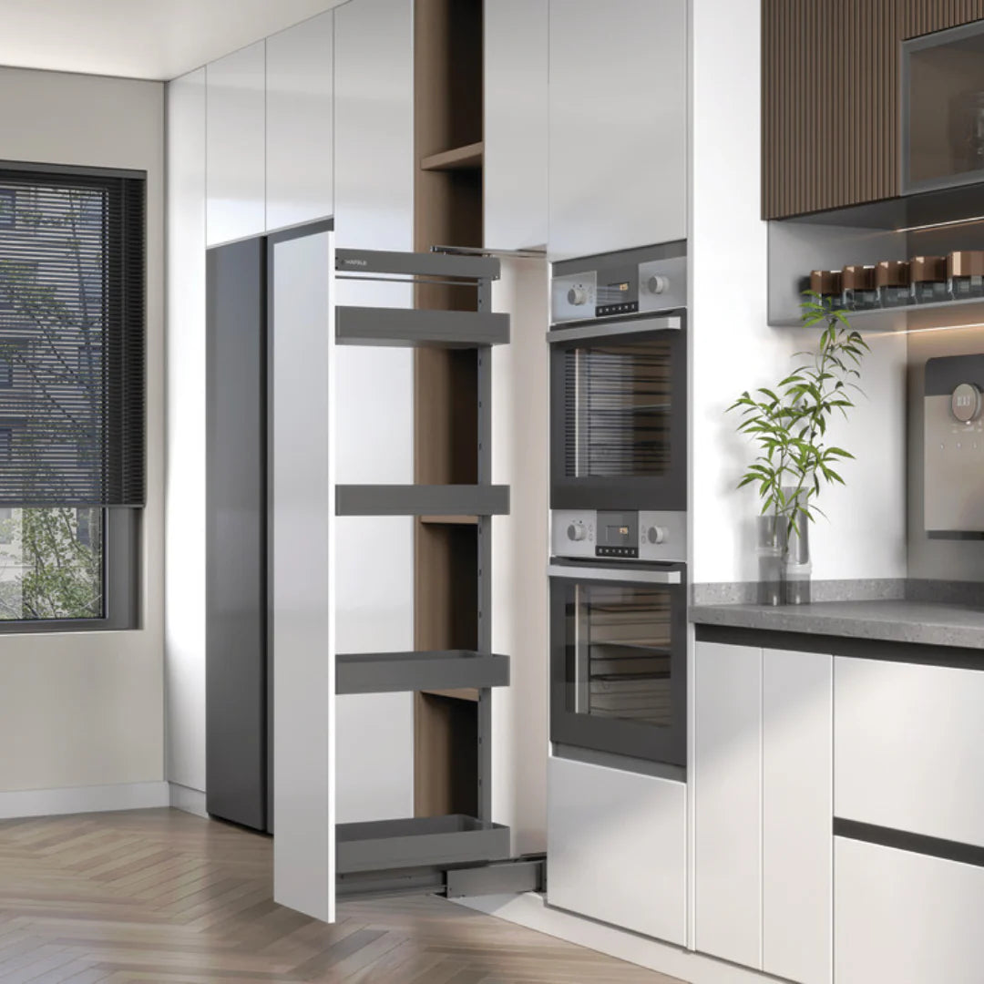 Hafele Utensio ST Plus Tall Pantry Unit, Steel