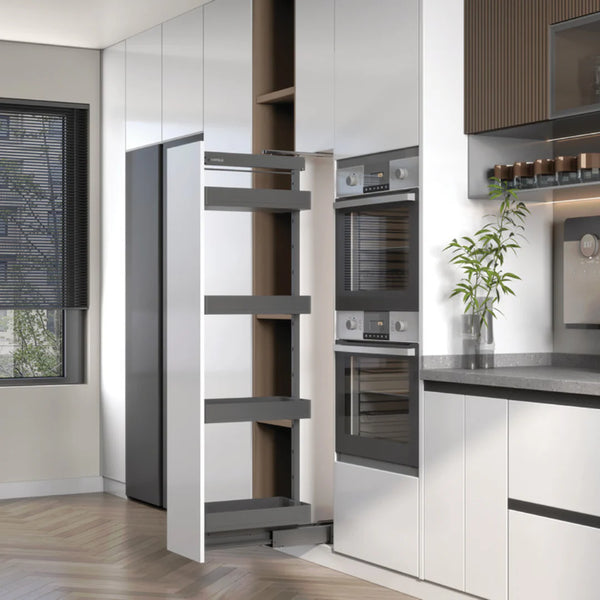 Hafele Utensio ST Plus Tall Pantry Unit, Steel