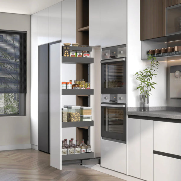 Hafele Utensio ST Plus Tall Pantry Unit, Steel
