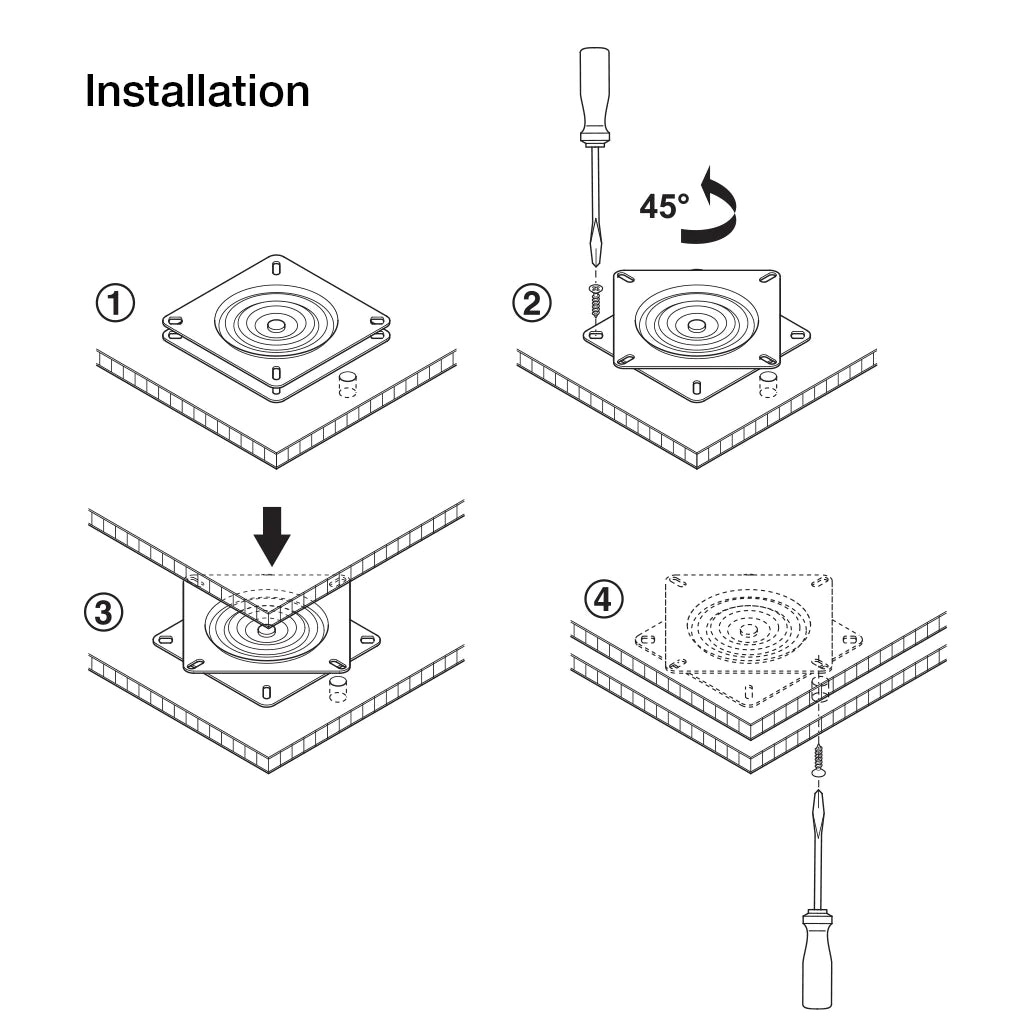 Turntable - 150 kg Load bearing capacity Secondary image