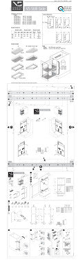 Vauth-Sagel Sub Side-2 V15 Side Pull-Out 2 Shelf, Base 400mm