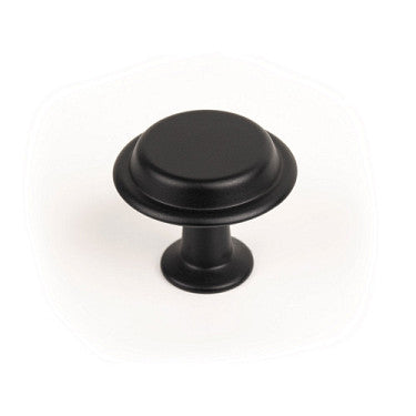 Land 40mm Vintage Style Knob Black Matt