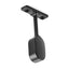 2 X End Pillar For Oval Wardrobe Tube, Matt Black