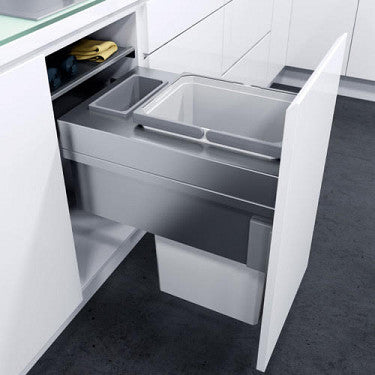 VS Envi Space XX Pro Waste Bin, 400mm, 1 x 35L & 1 x 1.2L Bin Main image