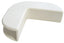 White Corner Shelf Bracket for Wardrobe, Hafele