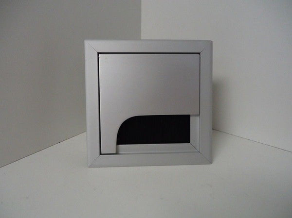 Aluminum Square Cable Computer Desk Outlet Grommet Tidy Insert