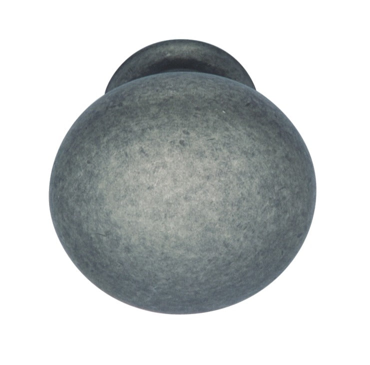 Antique Mushroom Knob, Iron & Pewter Finish Main image