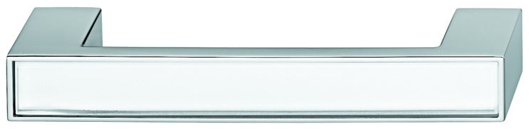 Furniture Handle - Zinc Alloy, White Glass Main image