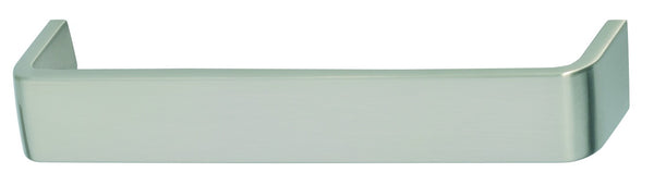 D Pull Handles, Zinc-alloy, Nickel-plated, brushed