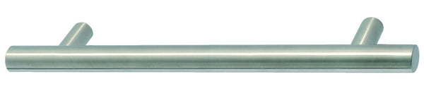 Furniture handles-Stainless steel, Hole spacing 160mm