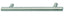 Furniture handles-Stainless steel, Hole spacing 160mm