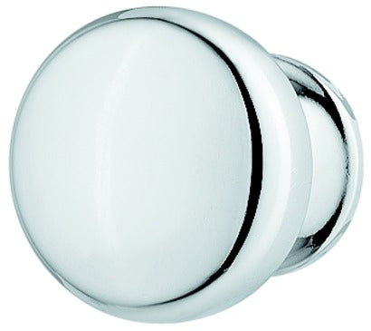 Zinc Alloy Round Door Knob, Chrome or Gold Coloured Finish