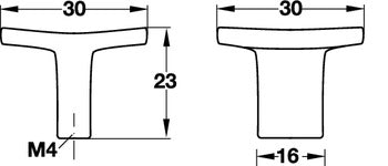 Zinc-Alloy Square Door Knob Main image