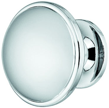 Zinc-Alloy Round Door Knob, Chrome, Nickel or Gold Finish