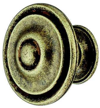 Vintage Drawer Knobs Round, Bronzed & Brushed Finish Main image