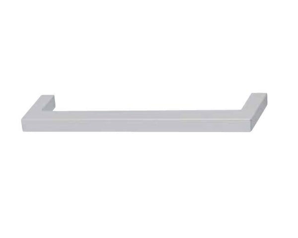 Aluminium Bar Handle Silver, Hole Spacing 96 mm
