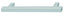 Silver Coloured, Anodised Bar Handle, Hole Spacing 128mm