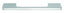 Chrome And Nickel Plated Bar Handle, Hole Spacing 128mm