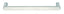 Stainless Steel, Bar Handle -  Hole spacing 96 mm