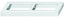 Zinc-Alloy Door Handle, Polished - 104X24mm
