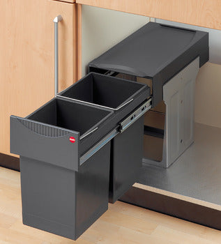 Hafele Hailo Tandem Waste Bin