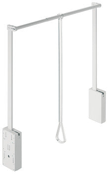Hafele White Soft Close Wardrobe Lift For Internal Cabinet Main image