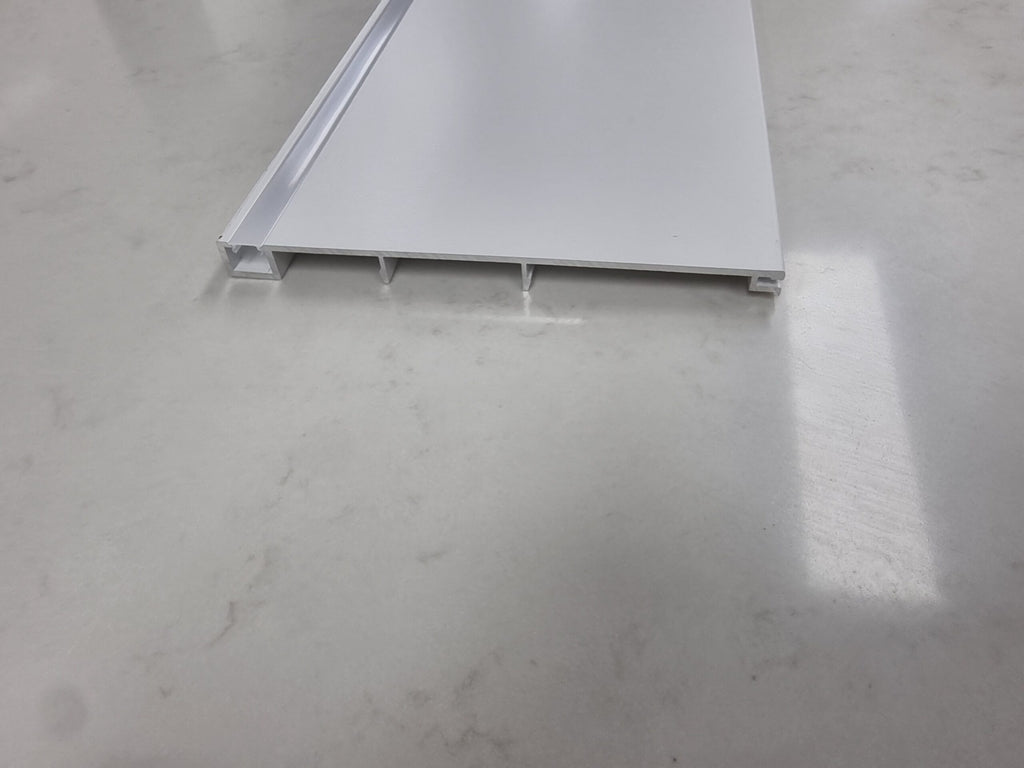White Aluminium LED Kickboard Extrusion for Office & Kitchen