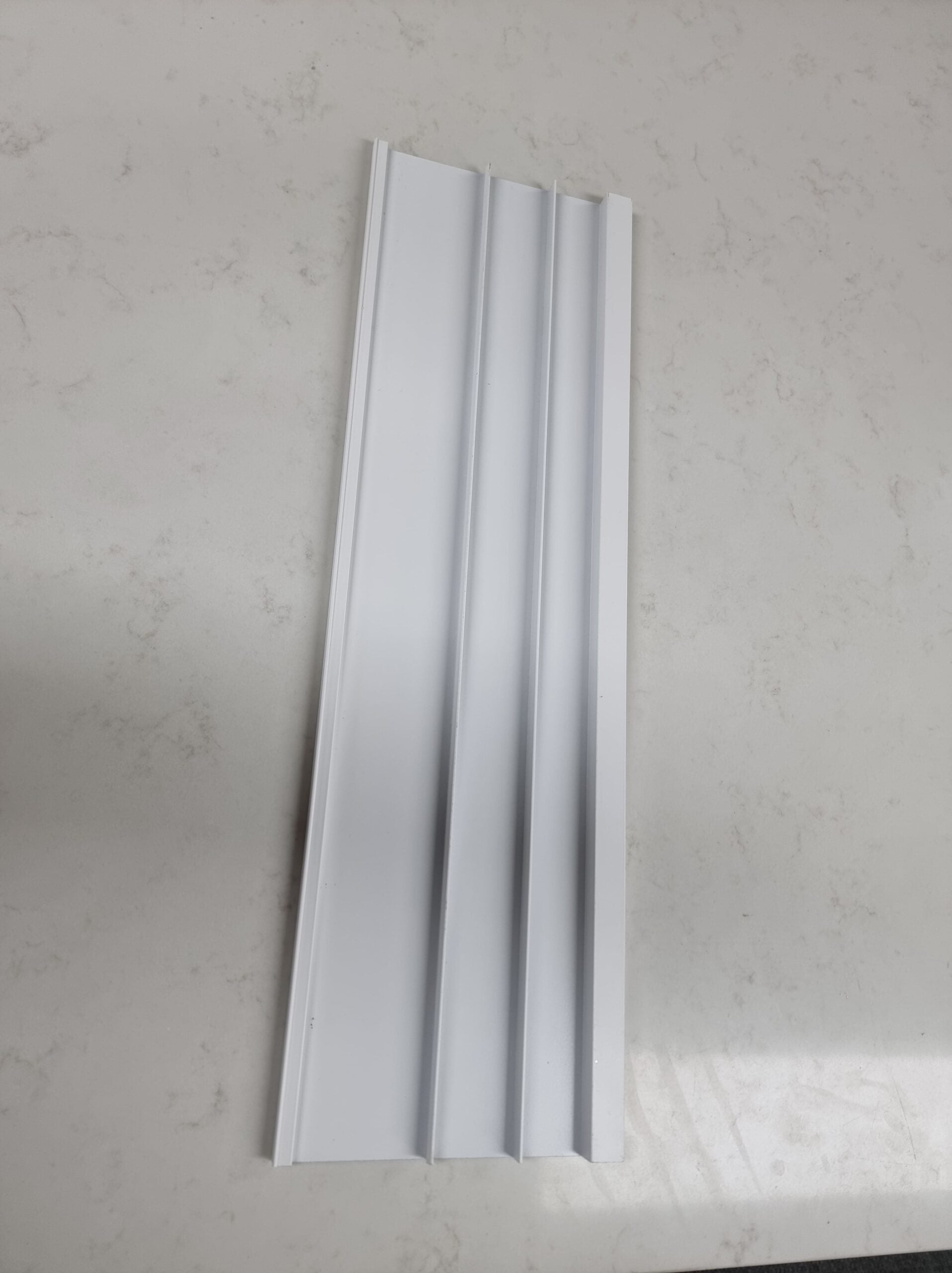 White Aluminium LED Kickboard Extrusion for Office & Kitchen Secondary image
