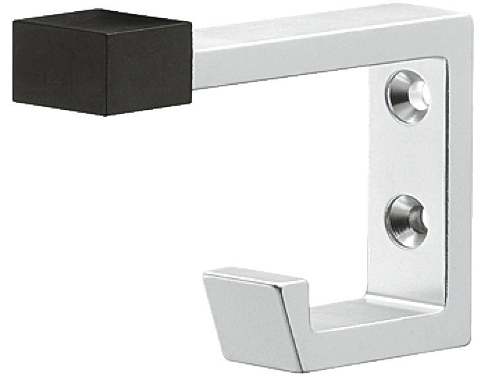 Square Aluminium Coat Hook For Wardrobe & Bathroom Main image