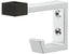 Square Aluminium Coat Hook For Wardrobe & Bathroom