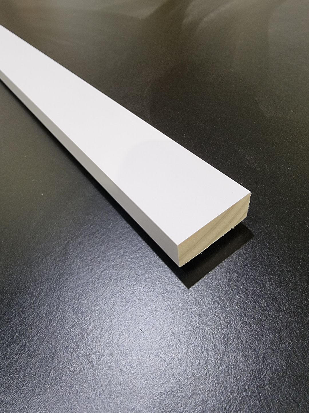 White Timber Wrap Rail Cabinet Support