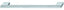 Bar Handle - Chrome Plated, Aluminium - Hole Spacing 128mm