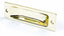 Kitchen bathroom furniture wardrobe cupboard door Recessed knobs, Bright, Chrome, Satin