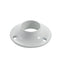2 X Flange For Round Wardrobe Tube, 25mm Diameter, Round, White