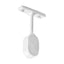2 X End Pillar For Oval Wardrobe Tube, Matt White