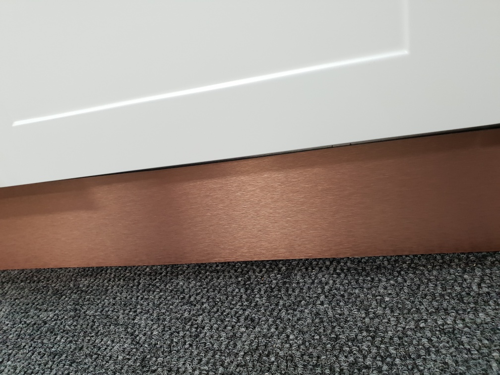 Bronze Finish Aluminium Laminate Kitchen Kickboard At 53.77 Handles