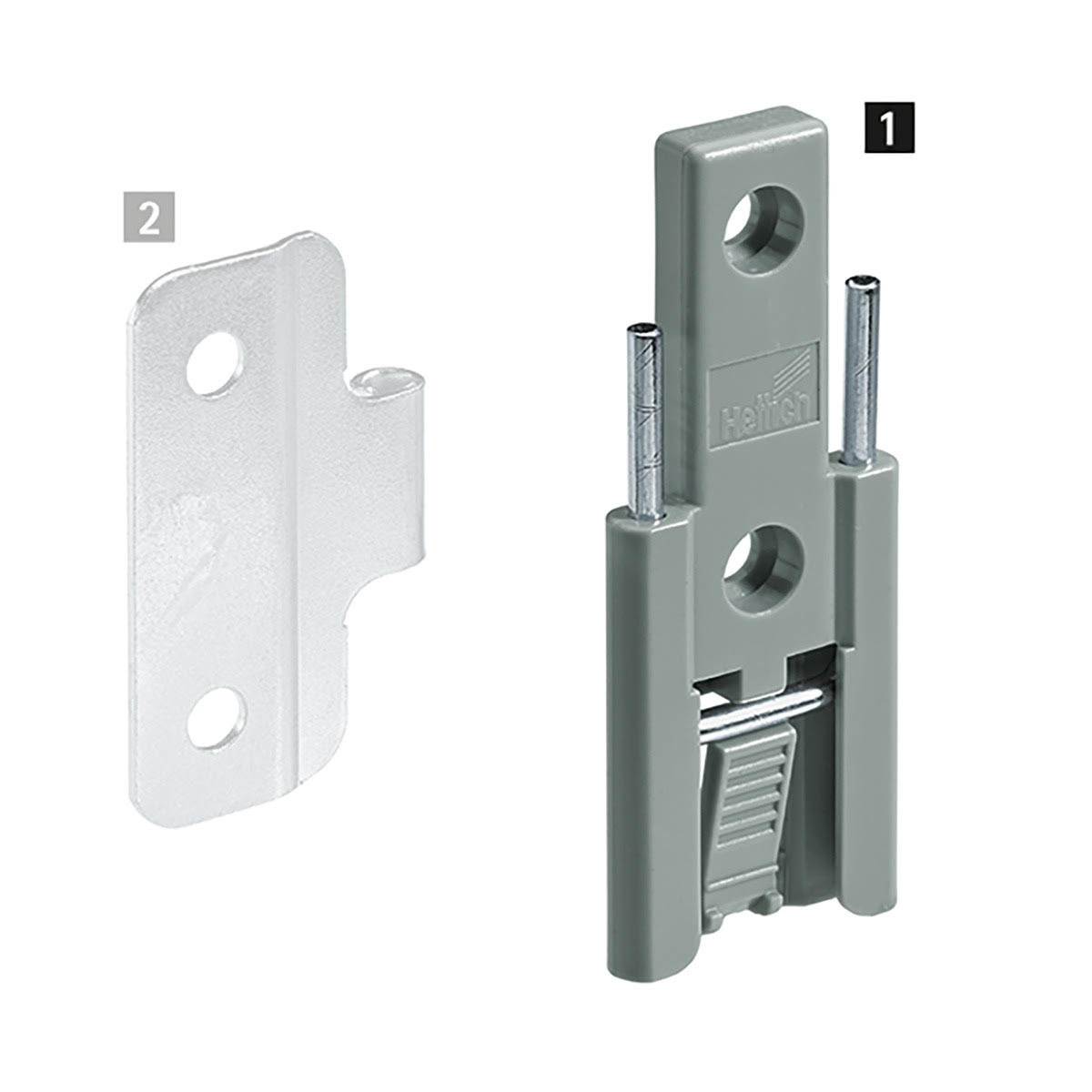 Hettich WingLine L Centre Hinge, Hinge Component 1. Grey