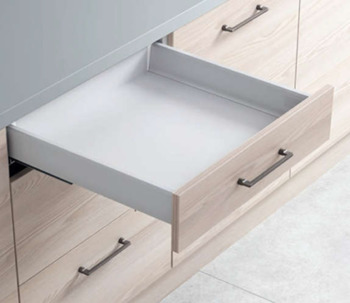 Hafele Matrix 35S 120mm drawer height with railing