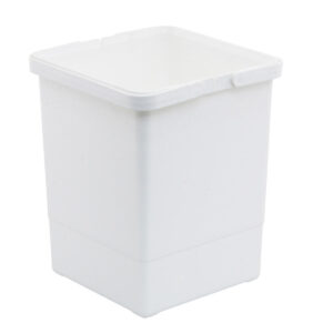 Tanova Spare Waste Bucket, 10 Litre, White finish - Image 1