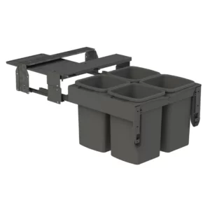 Hideaway Concelo Waste Bin, 4 x 16Ltr - Image 2